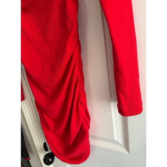 Princess Polly Portia Red Bodycon Square Neck Minidress Sold Out Online size 4 - Picture 6 of 10